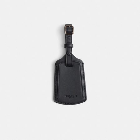 Coach Restored Luggage Tag - Preorder — Black