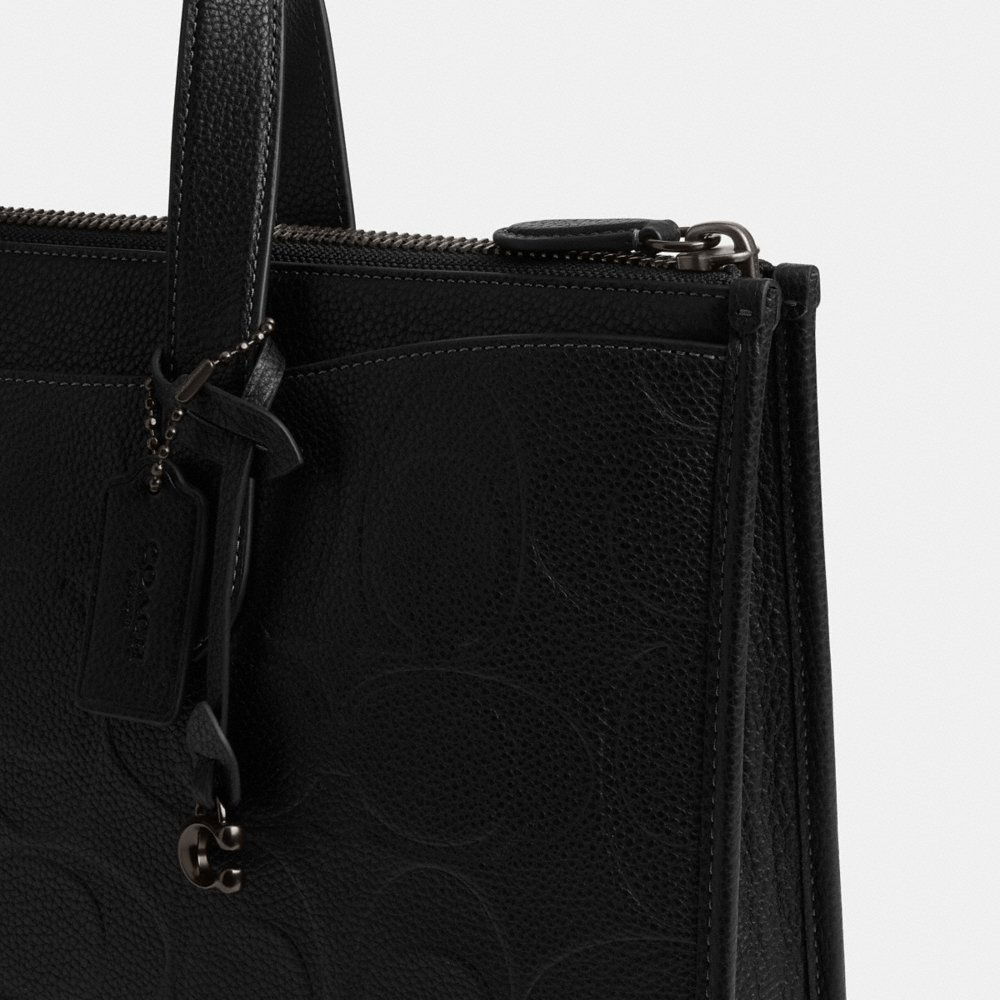 Coach Outlet Isaac Workbag In Maxi Signature Leather - Preorder