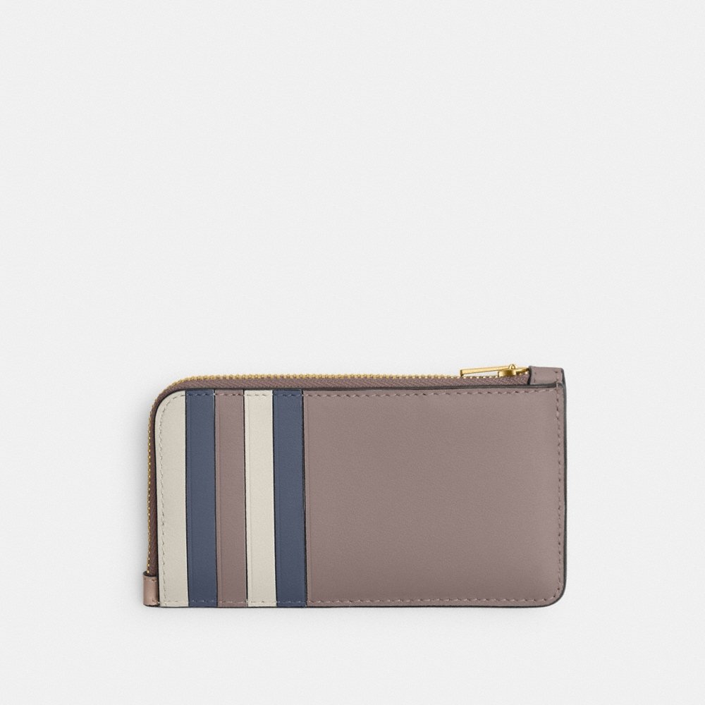 Coach Outlet New York Zip Card Case In Colorblock - Preorder