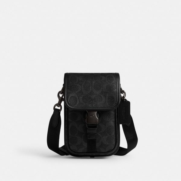 Coach League Phone Crossbody Bag In Signature Canvas - Preorder