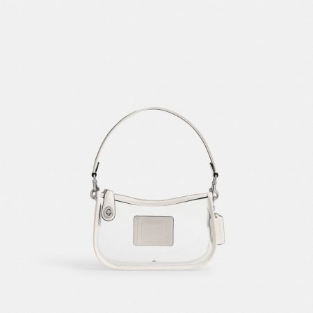 Coach Outlet Stadium Swinger Bag - Preorder — Silver/Chalk