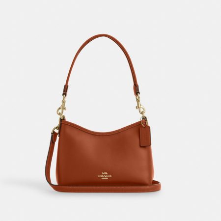 Coach Outlet Laurel Small Shoulder Bag - Preorder — Brass/Tan