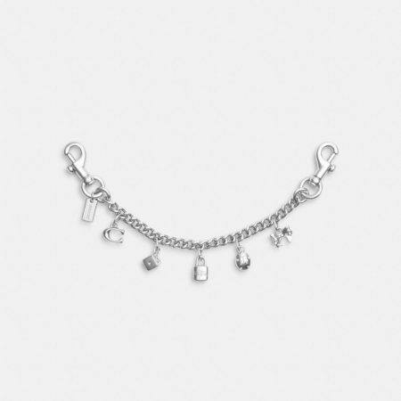 Coach Outlet Silver Swagger Chain With Charms - Preorder — Silver/SILVER
