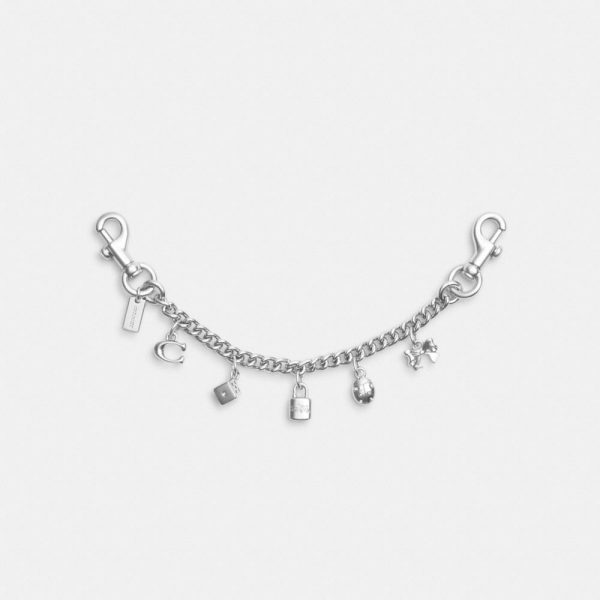 Coach Outlet Silver Swagger Chain With Charms - Preorder