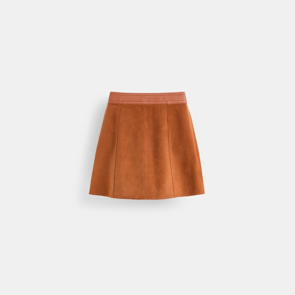Coach Restored Braided Suede Mini Skirt - Preorder
