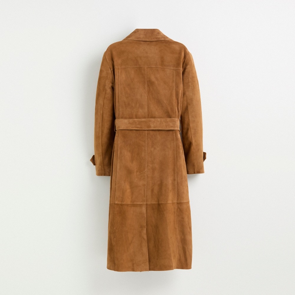 Coach Restored Suede Trench Coat - Preorder