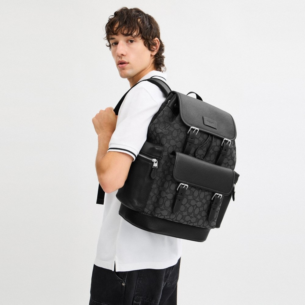 Coach Outlet Sprint Backpack In Signature Jacquard - Preorder