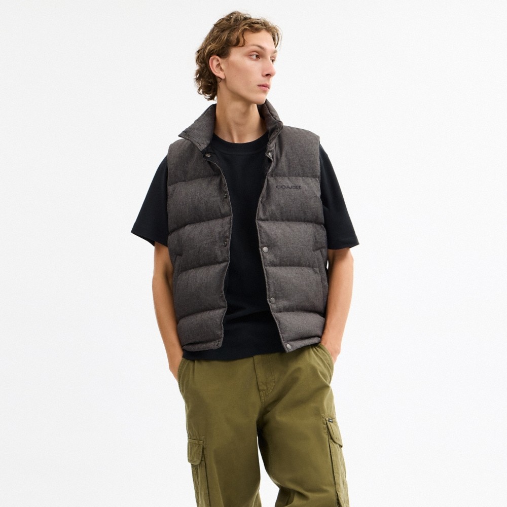 Coach Outlet Solid Down Vest - Preorder