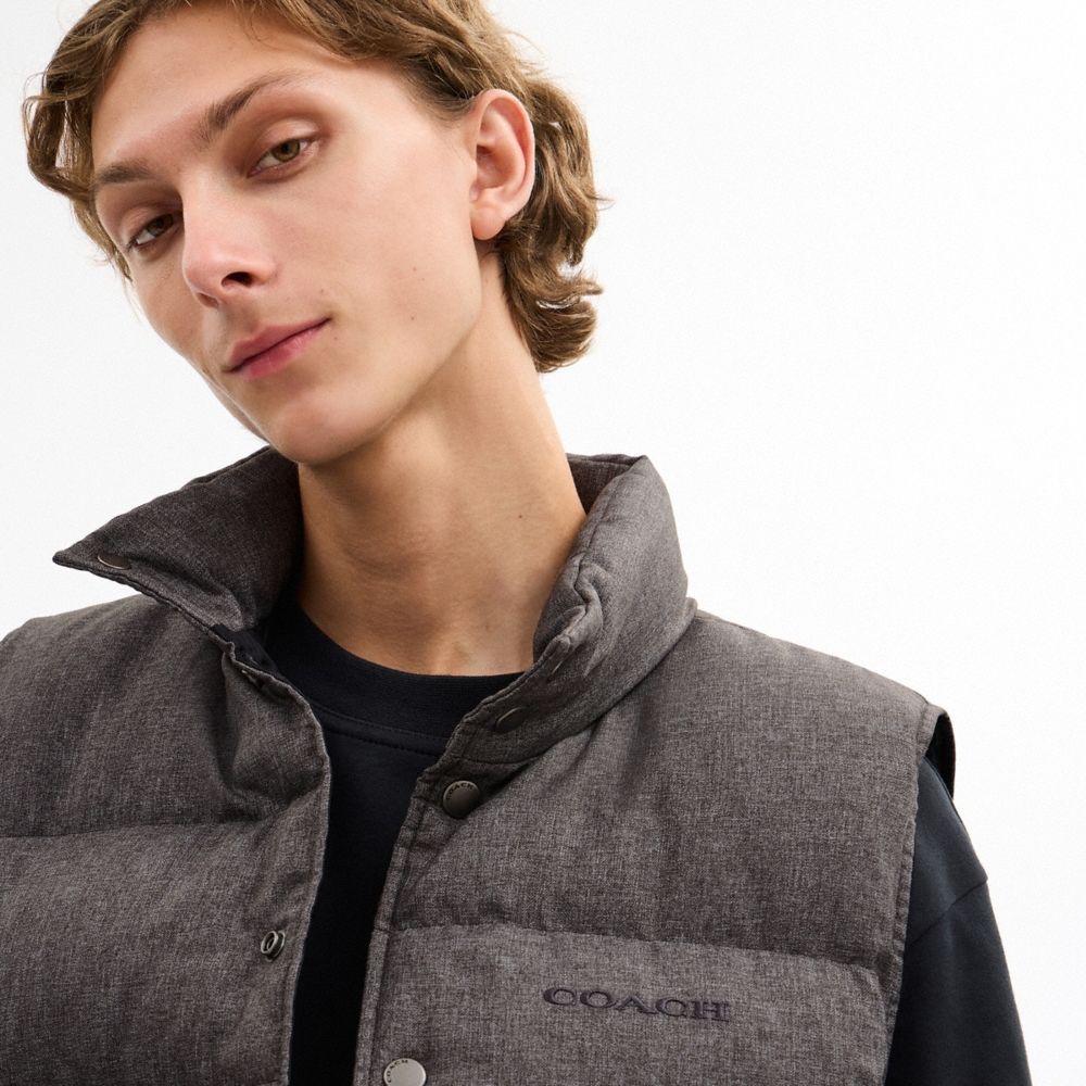 Coach Outlet Solid Down Vest - Preorder