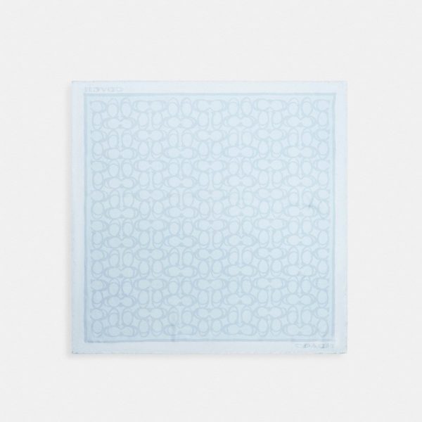 Coach Outlet Jumbo Signature Silk Square Scarf - Preorder