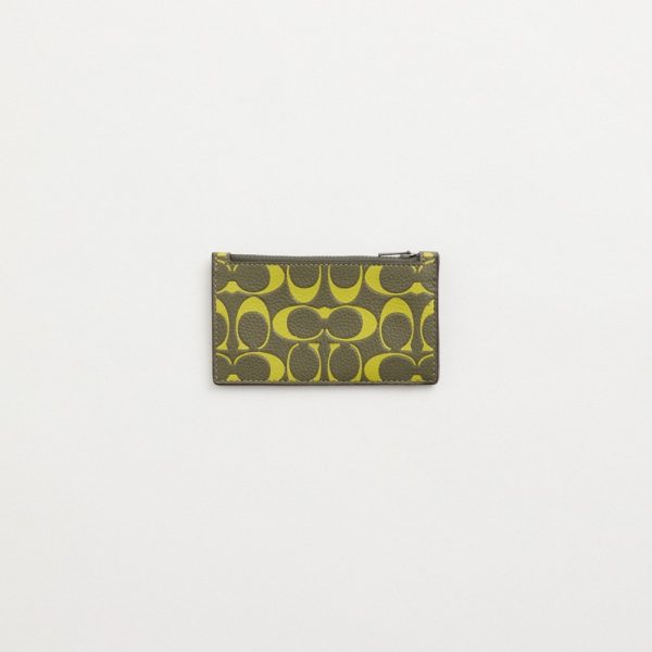 Coach Outlet Restored Zip Card Case In Signature Leather - Preorder