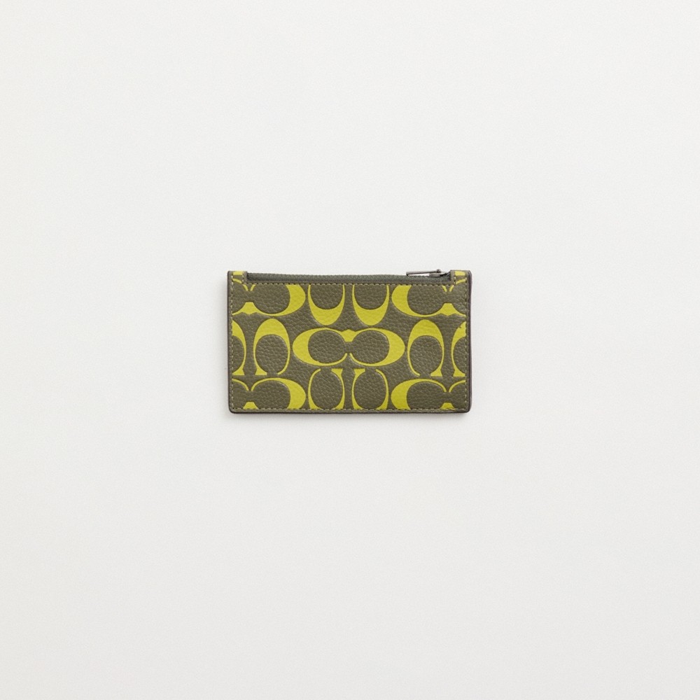 Coach Outlet Restored Zip Card Case In Signature Leather - Preorder