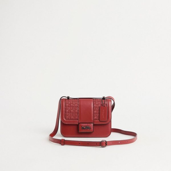 Coach Restored Alie Shoulder Bag 18 With Weaving - Preorder