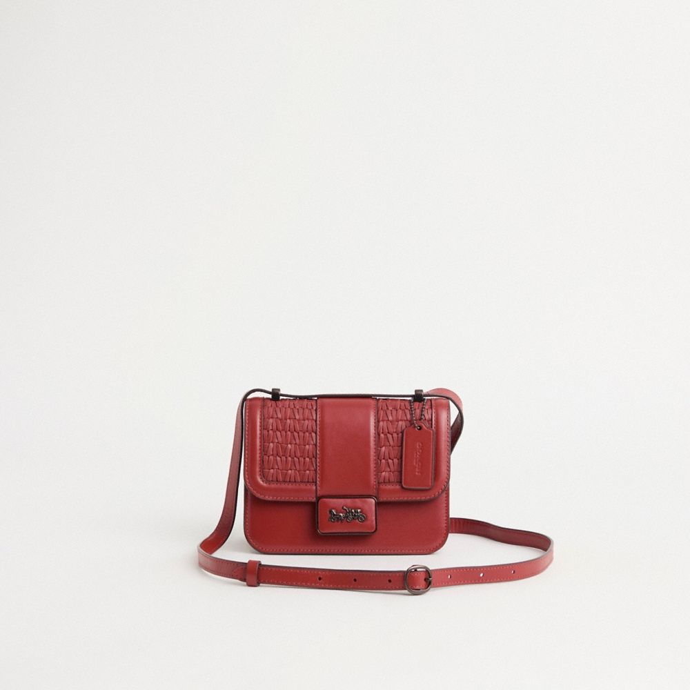 Coach Restored Alie Shoulder Bag 18 With Weaving - Preorder