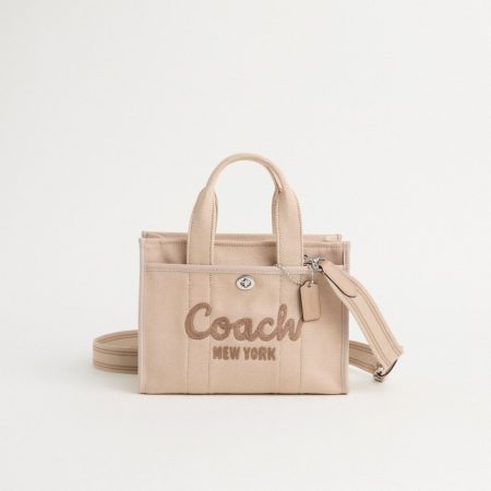 Coach Restored Cargo Tote Bag 26 - Preorder — Silver/Dark Natural
