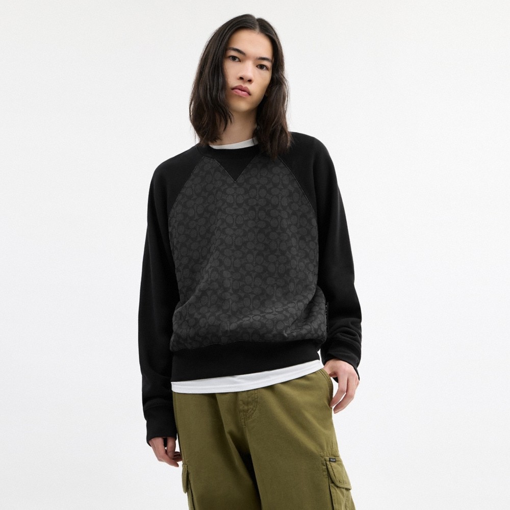 Coach Outlet Signature Crewneck Sweatshirt - Preorder