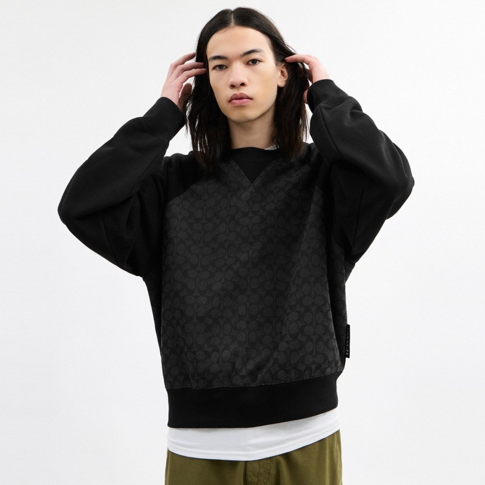 Coach Outlet Signature Crewneck Sweatshirt - Preorder