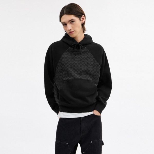 Coach Outlet Signature Hoodie In Organic Cotton - Preorder