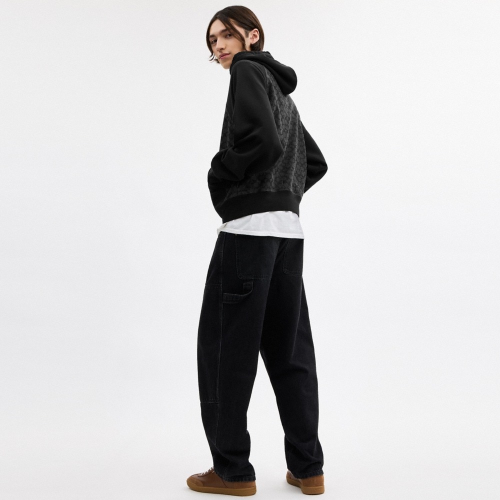 Coach Outlet Signature Hoodie In Organic Cotton - Preorder