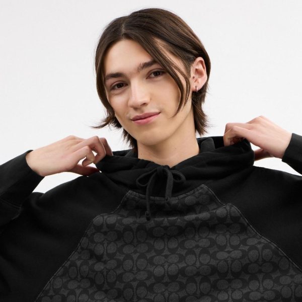 Coach Outlet Signature Hoodie In Organic Cotton - Preorder
