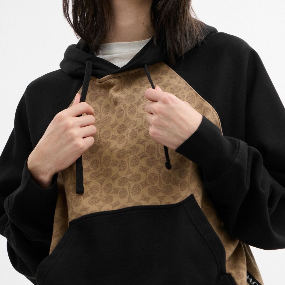 Coach Outlet Signature Hoodie In Organic Cotton - Preorder