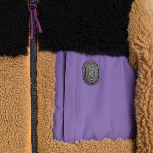 Coach Restored Colorblock Shearling Jacket - Preorder