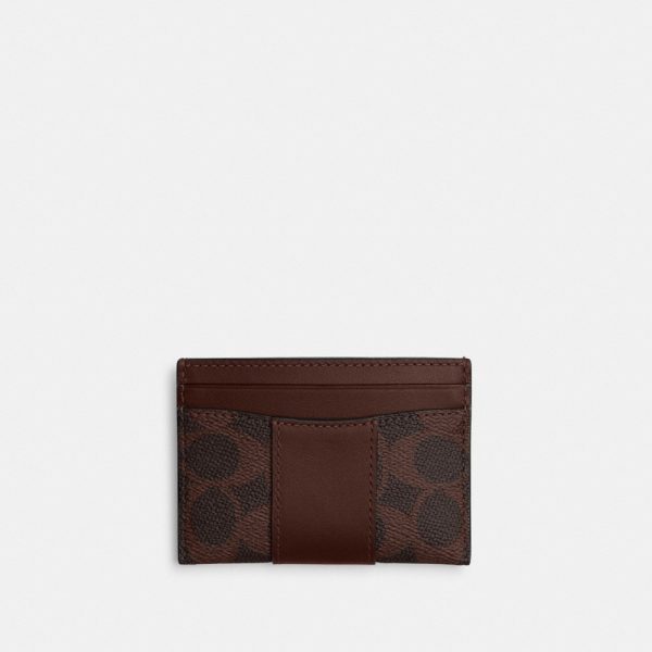 Coach Outlet Essential Card Case In Signature Canvas - Preorder