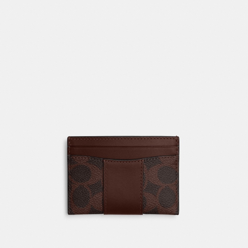 Coach Outlet Essential Card Case In Signature Canvas - Preorder