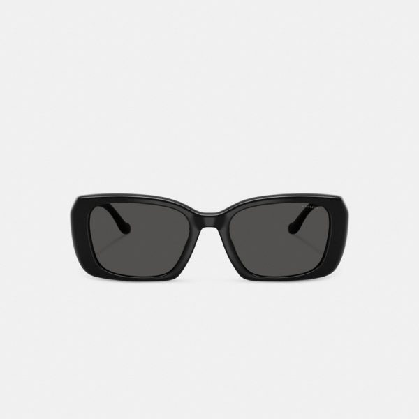 Coach Maxi Sculpted C Oversized Rectangle Sunglasses - Preorder