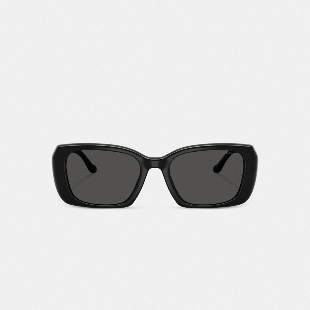 Coach Maxi Sculpted C Oversized Rectangle Sunglasses - Preorder