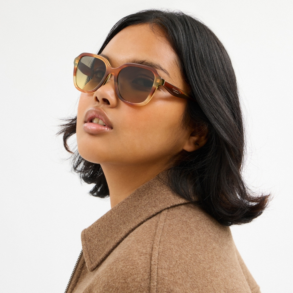 Coach Oval Square Sunglasses - Preorder
