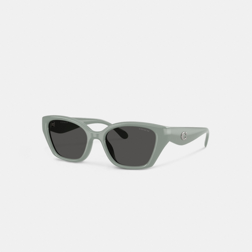 Coach Outlet C Hardware Square Cat Eye Sunglasses - Preorder
