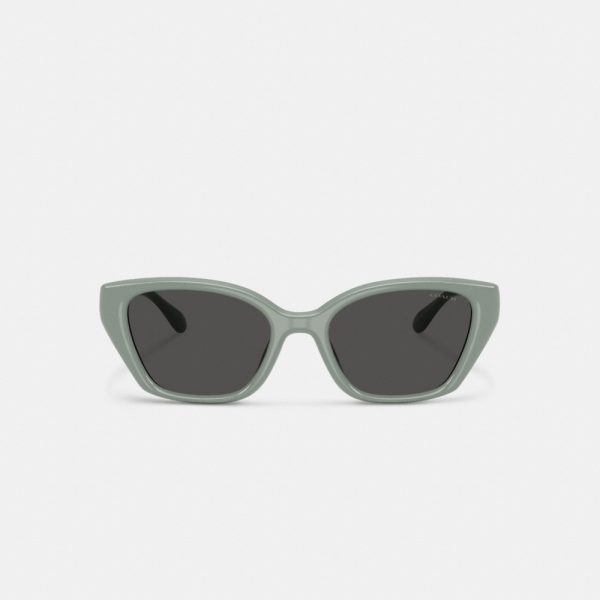 Coach Outlet C Hardware Square Cat Eye Sunglasses - Preorder