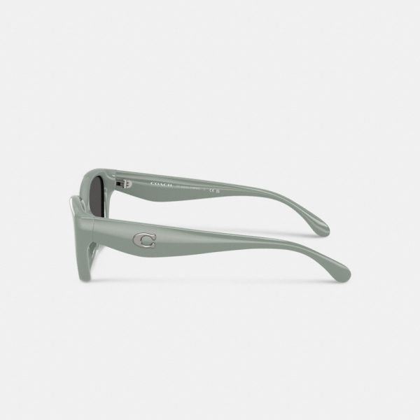 Coach Outlet C Hardware Square Cat Eye Sunglasses - Preorder