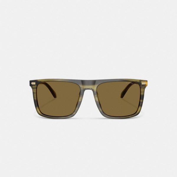 Coach Flat Top Square Sunglasses - Preorder