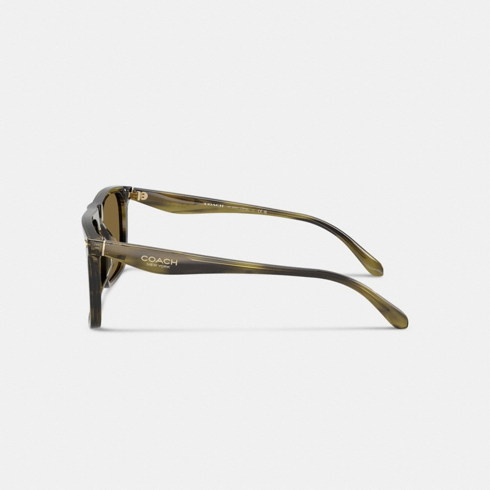 Coach Flat Top Square Sunglasses - Preorder