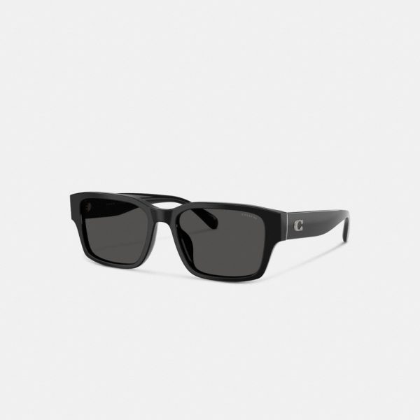 Coach Maxi Sculpted C Narrow Square Sunglasses - Preorder