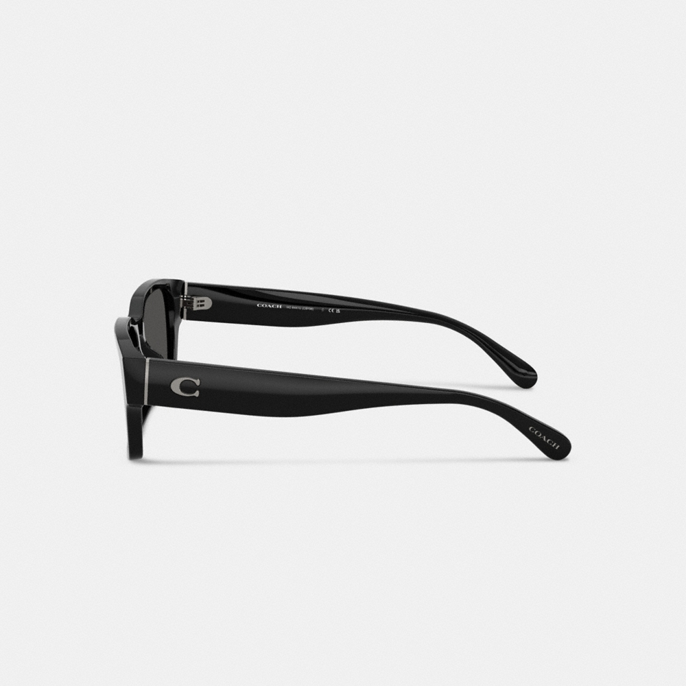 Coach Maxi Sculpted C Narrow Square Sunglasses - Preorder