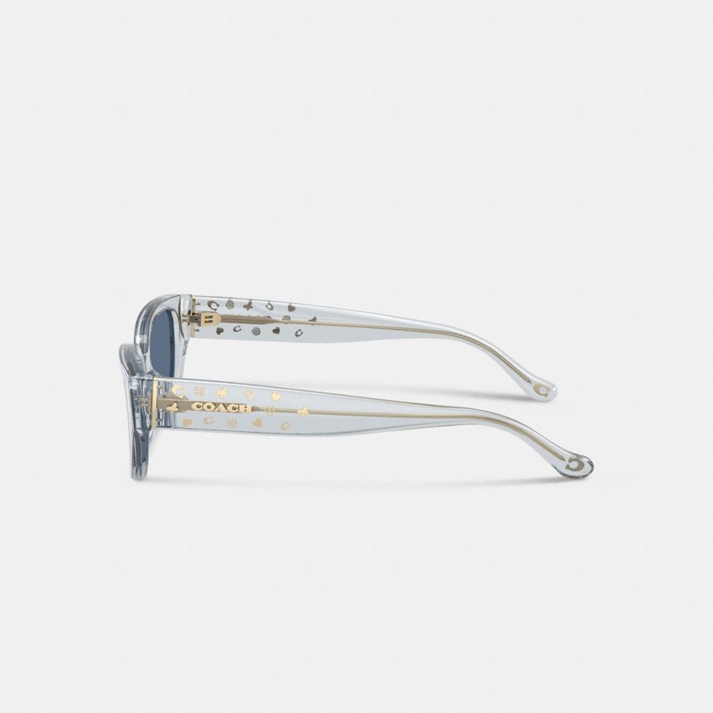 Coach Outlet Charms Narrow Rectangle Sunglasses - Preorder