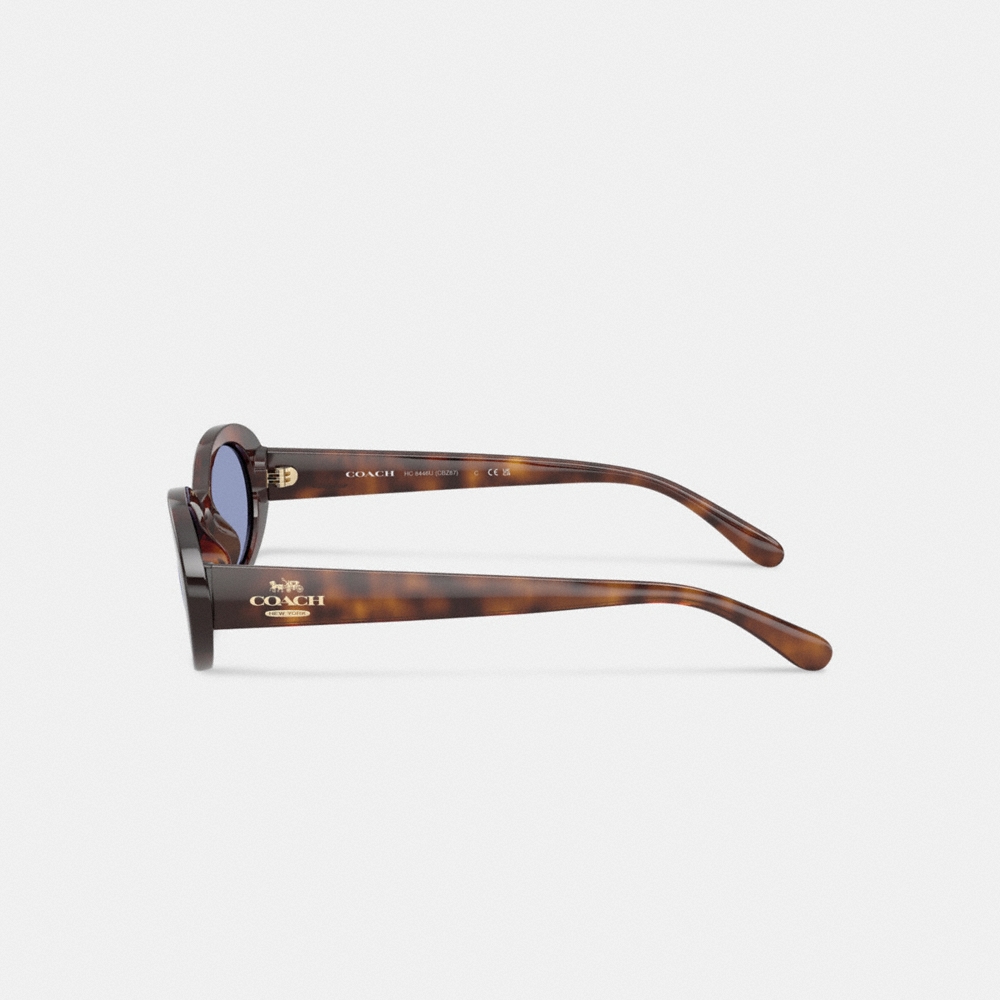 Coach Outlet Narrow Oval Sunglasses - Preorder