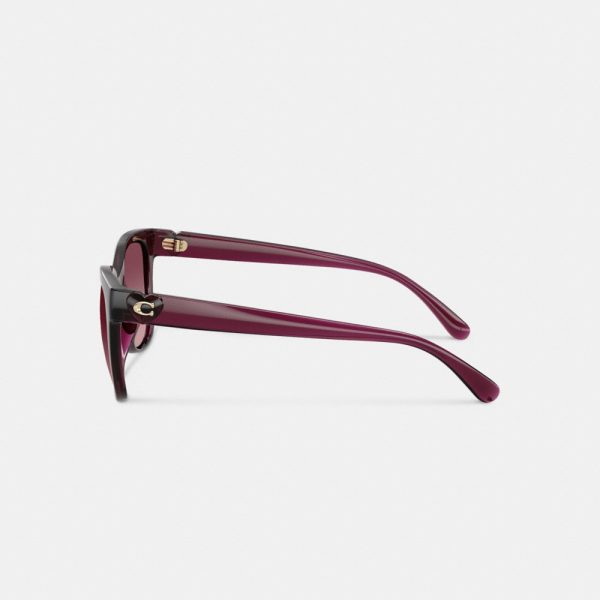 Coach Outlet Signature Heart Oversized Square Sunglasses - Preorder