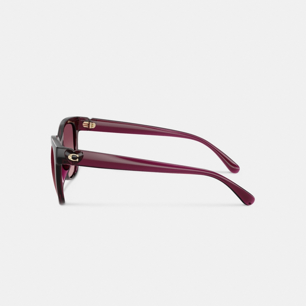 Coach Outlet Signature Heart Oversized Square Sunglasses - Preorder