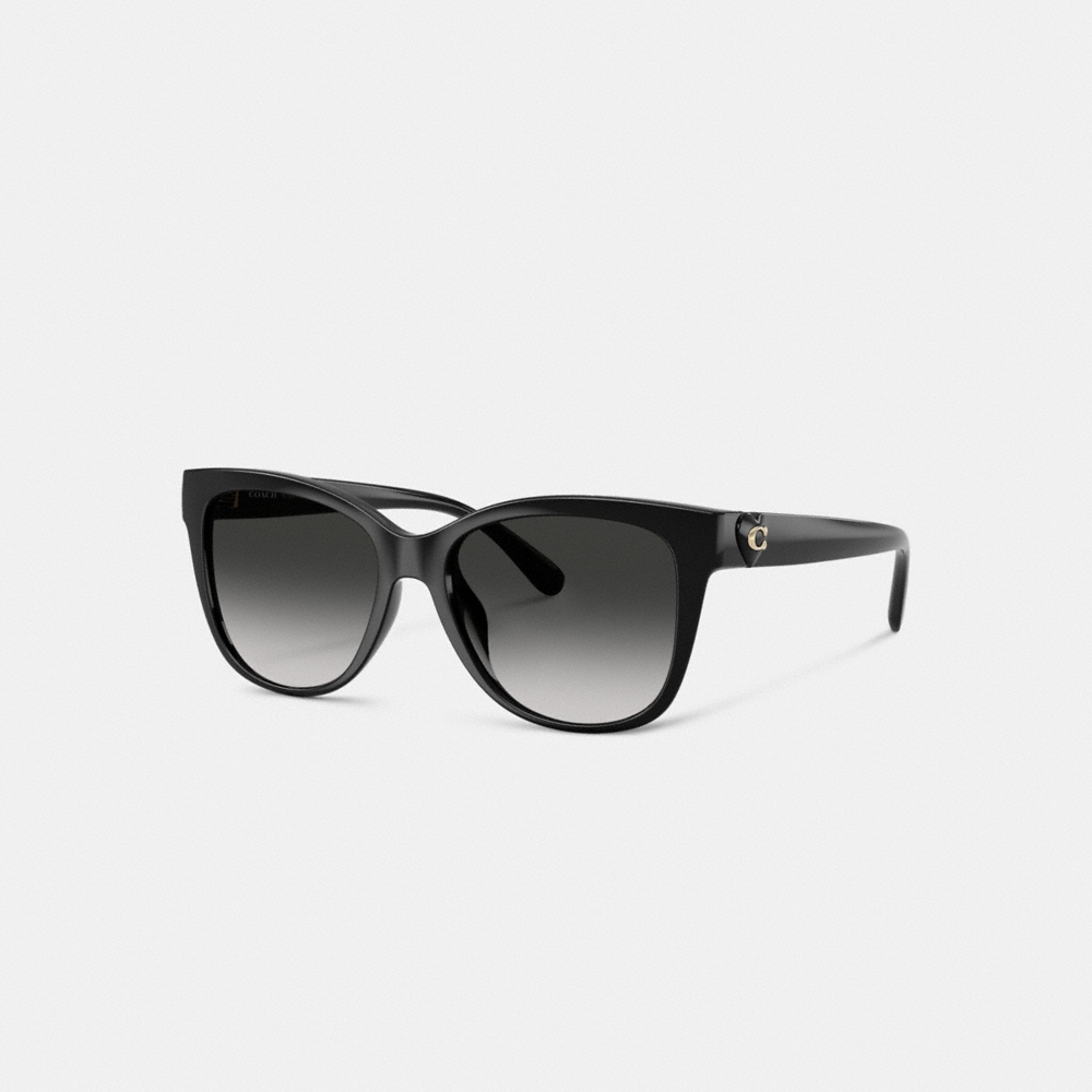Coach Outlet Signature Heart Oversized Square Sunglasses - Preorder