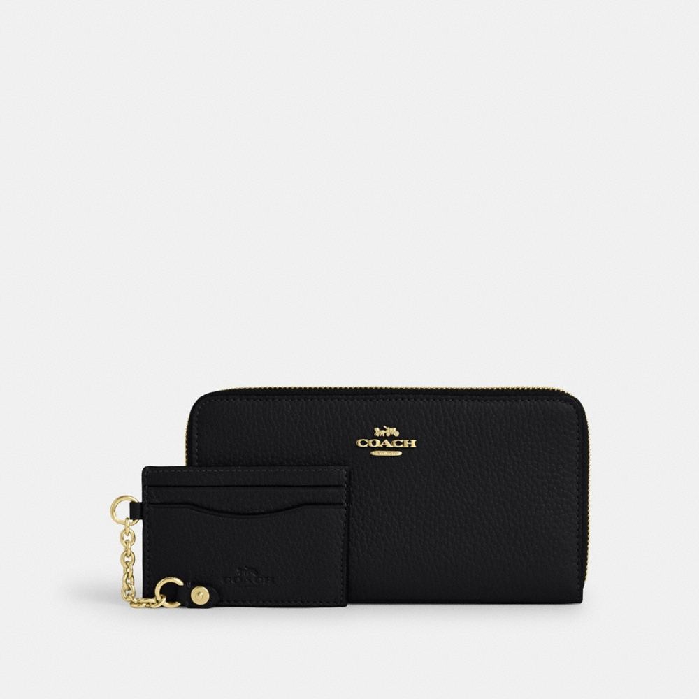 Coach Outlet Long Zip Around Wallet With Detachable Card Case - Preorder