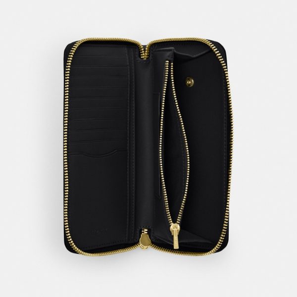 Coach Outlet Long Zip Around Wallet With Detachable Card Case - Preorder