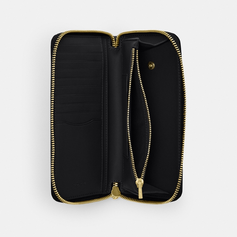 Coach Outlet Long Zip Around Wallet With Detachable Card Case - Preorder