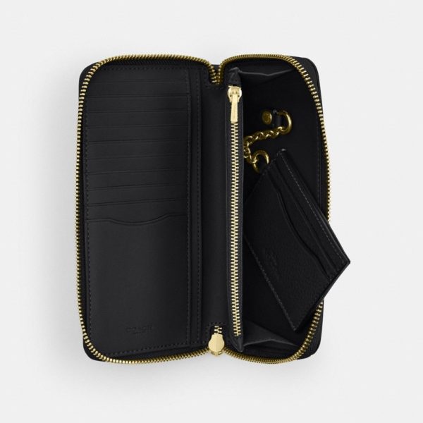 Coach Outlet Long Zip Around Wallet With Detachable Card Case - Preorder