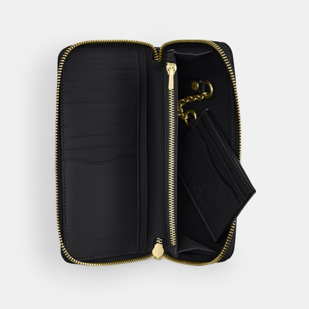 Coach Outlet Long Zip Around Wallet With Detachable Card Case - Preorder