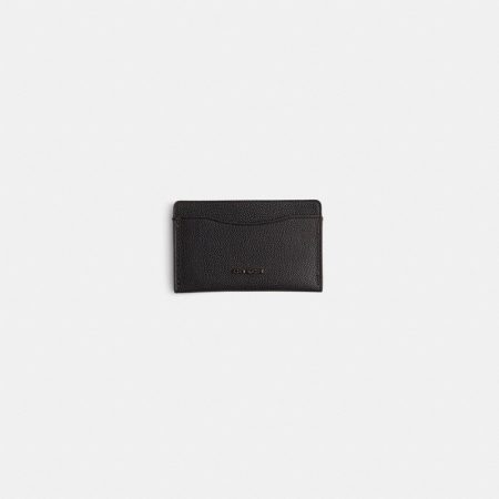 Coach Restored Small Card Case - Preorder — Black