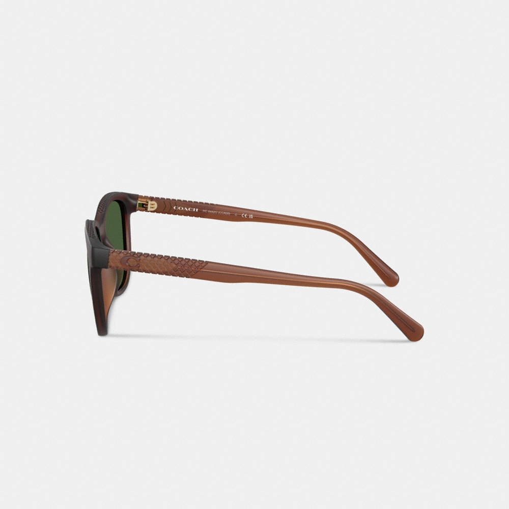 Coach Textured Square Sunglasses - Preorder